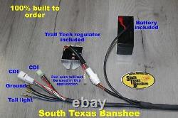 02-12 Yamaha Banshee DC wiring harness kit conversion no brake light