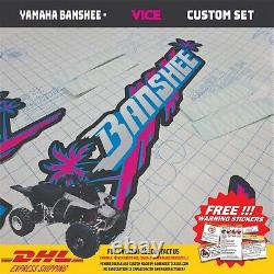 1992 Yamaha Banshee Full Graphics Decals VICE THIN AND HIGH GLOSS NEW UPDATE