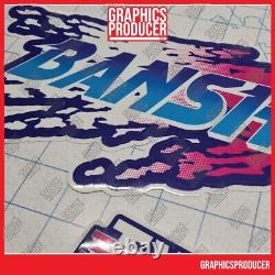 1994 Yamaha Banshee Graphics Decals Full Stickers VICE COLOR NEW