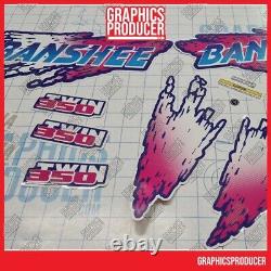 1994 Yamaha Banshee Graphics Decals Full Stickers VICE COLOR NEW