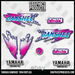1994 Yamaha Banshee Graphics Decals Full Stickers VICE COLOR NEW