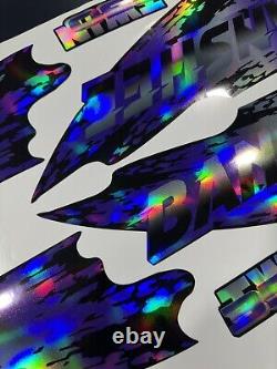 1994 yamaha banshee graphics kit decals THICK AND HIGH GLOSS HOLOGRAPHIC