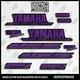 2004 Yamaha Banshee 350 Holographic Decals Purple High Tech Thin Graphics New