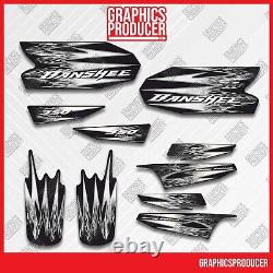 2005 SE Yamaha Banshee Graphics Decals Full Stickers GLOSS Black Edition NEW