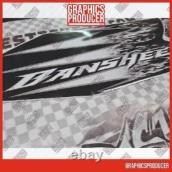 2005 SE Yamaha Banshee Graphics Decals Full Stickers GLOSS Black Edition NEW