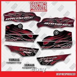 2005 Yamaha Banshee Graphics Decals Full Stickers GLOSS Vinyl Cherry Effect NEW