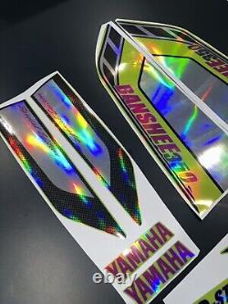 2006 Yamaha Banshee Full Graphics Kit And Radiator Grill Set Holographic Finish