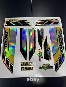 2006 Yamaha Banshee Full Graphics Kit Holographic Finish