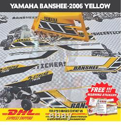 2006 Yamaha Banshee Graphics Decals Sticker NEW HIGH TECK VINLY 95% FREE WARNING