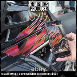 2007 08 09 Yamaha Banshee Miami HOLOGRAPHIC Decals HIGH TECH THIN GRAPHICS NEW