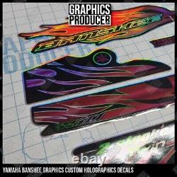 2007 08 09 Yamaha Banshee Miami HOLOGRAPHIC Decals HIGH TECH THIN GRAPHICS NEW