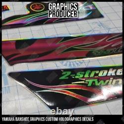 2007 08 09 Yamaha Banshee Miami HOLOGRAPHIC Decals HIGH TECH THIN GRAPHICS NEW