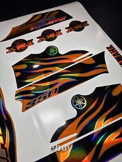 2008 Yamaha banshee full graphic decal kit THICK AND HIGH GLOSS HOLOGRAPHIC