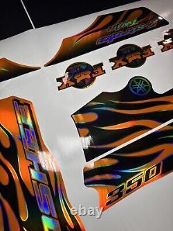 2008 Yamaha banshee full graphic decal kit THICK AND HIGH GLOSS HOLOGRAPHIC