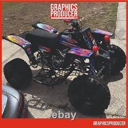 2010 Yamaha Banshee 350 Full Graphics Decals Kit Holographic New Kit