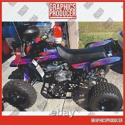 2010 Yamaha Banshee 350 Full Graphics Decals Kit Holographic New Kit