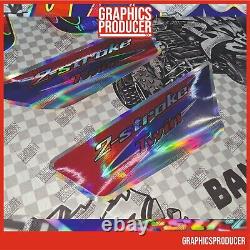 2010 Yamaha Banshee 350 Full Graphics Decals Kit Holographic New Kit