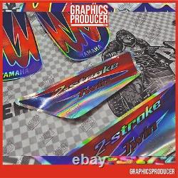 2010 Yamaha Banshee 350 Full Graphics Decals Kit Holographic New Kit