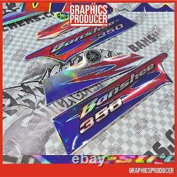 2010 Yamaha Banshee 350 Full Graphics Decals Kit Holographic New Kit