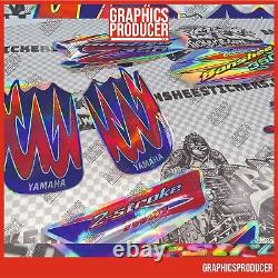 2010 Yamaha Banshee 350 Full Graphics Decals Kit Holographic New Kit