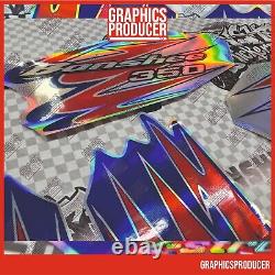 2010 Yamaha Banshee 350 Full Graphics Decals Kit Holographic New Kit