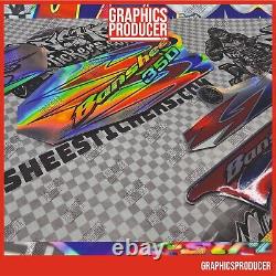 2010 Yamaha Banshee 350 Full Graphics Decals Kit Holographic New Kit