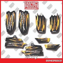 2010 Yamaha Banshee Graphics Decals Stickers Black Fenders NEW HIGH TECH VINYL