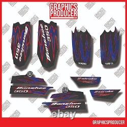 2010 Yamaha Banshee Graphics Decals Stickers Black Fenders NEW HIGH TECH VINYL