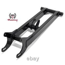 +2 Extended Black Rear Swingarm for Yamaha Banshee 350 1987 to 2006