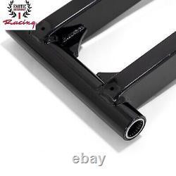 +2 Extended Black Rear Swingarm for Yamaha Banshee 350 1987 to 2006