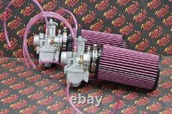 2 X Yamaha Banshee 28MM 28 Larger Carbs Carburetors PWK + Cable + K+N Filters