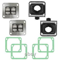 2 sets Fits Yamaha Banshee 350 Carburetor Intake Boots Reed Valve YFZ350 1987-06