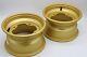 2 X 10 Front Aluminum Wheels Rims 4x156 Yamaha Banshee Blaster Warrior Gold