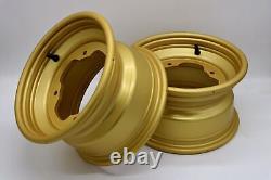 2 x 10 front aluminum wheels rims 4x156 Yamaha Banshee Blaster Warrior GOLD