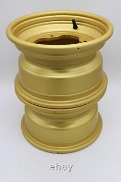2 x 10 front aluminum wheels rims 4x156 Yamaha Banshee Blaster Warrior GOLD