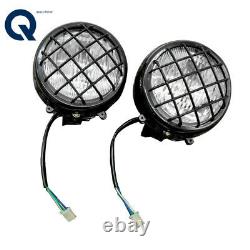 2 x Headlights For Yamaha Banshee 1987-2006 lens bulbs lights grills Warrior New