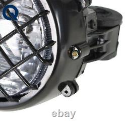 2 x Headlights For Yamaha Banshee 1987-2006 lens bulbs lights grills Warrior New