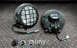 2 x NEW Headlights Yamaha Banshee lens bulbs lights grills 1996-2001 + COLLARS
