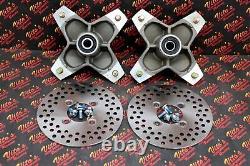 2 x NEW front hub kit + ROTOR + seals + bearings Yamaha Banshee Warrior Blaster