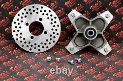 2 x NEW front hub kit + ROTOR + seals + bearings Yamaha Banshee Warrior Blaster