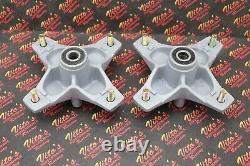 2 x NEW front hubs + studs + seals + bearings Yamaha Banshee Warrior Blaster