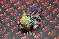2 x Yamaha Banshee 28mm 28PWK Larger Carbs Carburetors + Vito's cable TITANIUM