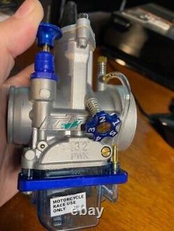 2pc Keihin 32mm 32 mm Carburetors Yamaha Banshee YFZ350 w clear bowl, powerjets
