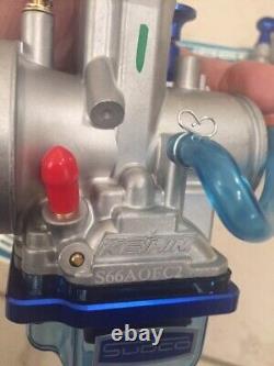 2x Banshee 34MM 34 Mil Larger Race Carburetors Powerjet carbs +cable+ jets