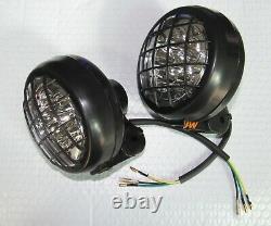 2x LED Headlight for Yamaha ATV1987-95 Banshee 350 YFZ350 1993-99 Warrior YFM350