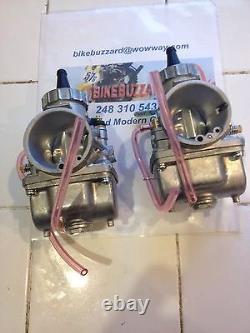 34mm Mikuni Carb Carbs SET RIGHT & LEFT 2 stroke Yamaha Banshee YFZ350 NEW