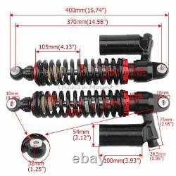 370mm 14.56INCH Air Shock Absorbers Suspension Fit for Yamaha Banshee 350 YFZ350