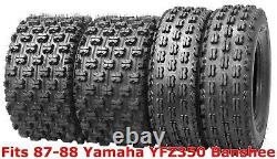4 Wanda Sport ATV Tires 21x7-10 & 22x10-9 87-88 Yamaha YFZ350 Banshee GNCC Race