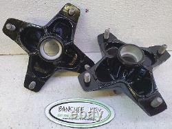 90-06 Yamaha Banshee Front Wheel Hubs Oem Powder Coated New Bearings Rotors
