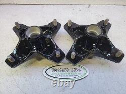 90-06 Yamaha Banshee Front Wheel Hubs Oem Powder Coated New Bearings Rotors
